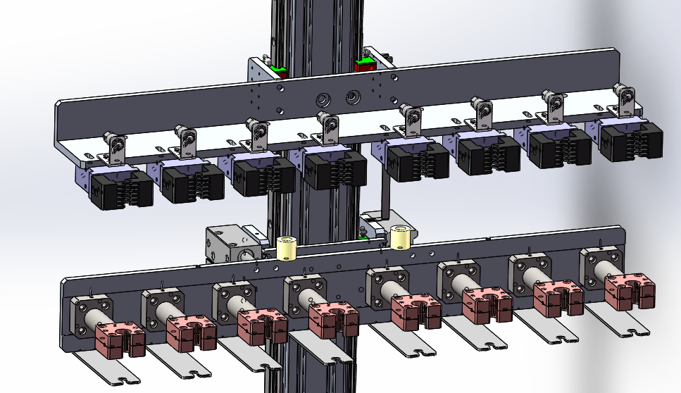 Heating and loading rack